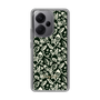 Slim Protection Case［ Ungrid - FlowerPrint - Black ］