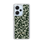 Slim Protection Case［ Ungrid - FlowerPrint - Black ］
