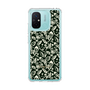 Slim Protection Case［ Ungrid - FlowerPrint - Black ］