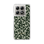 Slim Protection Case［ Ungrid - FlowerPrint - Black ］