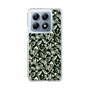 Slim Protection Case［ Ungrid - FlowerPrint - Black ］