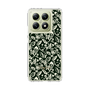 Slim Protection Case［ Ungrid - FlowerPrint - Black ］