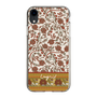 Slim Protection Case［ Ungrid - VintageFlower - Red ］