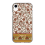 Slim Protection Case［ Ungrid - VintageFlower - Red ］