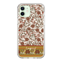 Slim Protection Case［ Ungrid - VintageFlower - Red ］