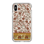 Slim Protection Case［ Ungrid - VintageFlower - Red ］