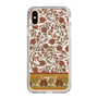 Slim Protection Case［ Ungrid - VintageFlower - Red ］