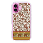Slim Protection Case［ Ungrid - VintageFlower - Red ］