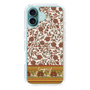 Slim Protection Case［ Ungrid - VintageFlower - Red ］