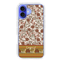 Slim Protection Case［ Ungrid - VintageFlower - Red ］
