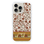 Slim Protection Case［ Ungrid - VintageFlower - Red ］