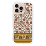 Slim Protection Case［ Ungrid - VintageFlower - Red ］