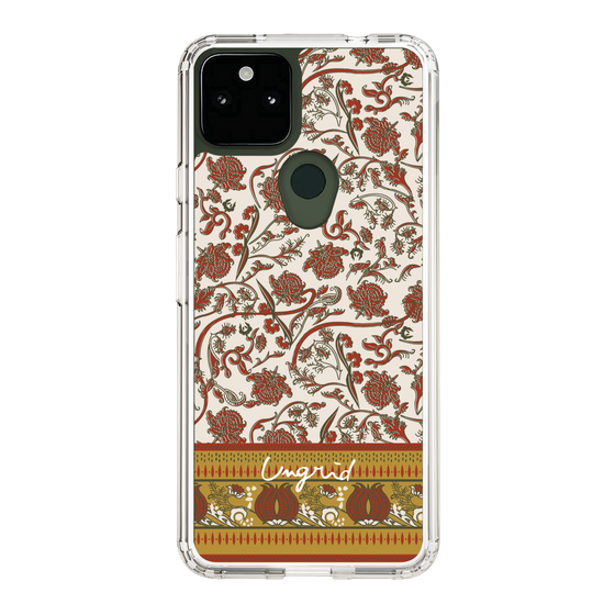 Slim Protection Case［ Ungrid - VintageFlower - Red ］