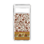 Slim Protection Case［ Ungrid - VintageFlower - Red ］