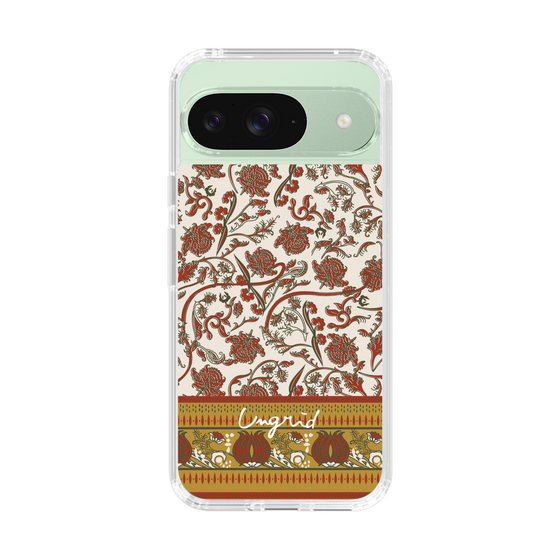 Slim Protection Case［ Ungrid - VintageFlower - Red ］