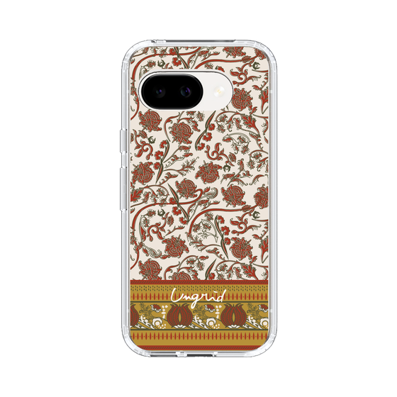 Slim Protection Case［ Ungrid - VintageFlower - Red ］