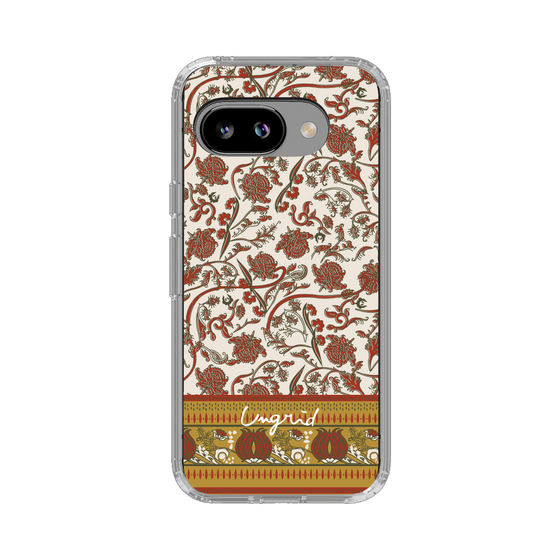 Slim Protection Case［ Ungrid - VintageFlower - Red ］