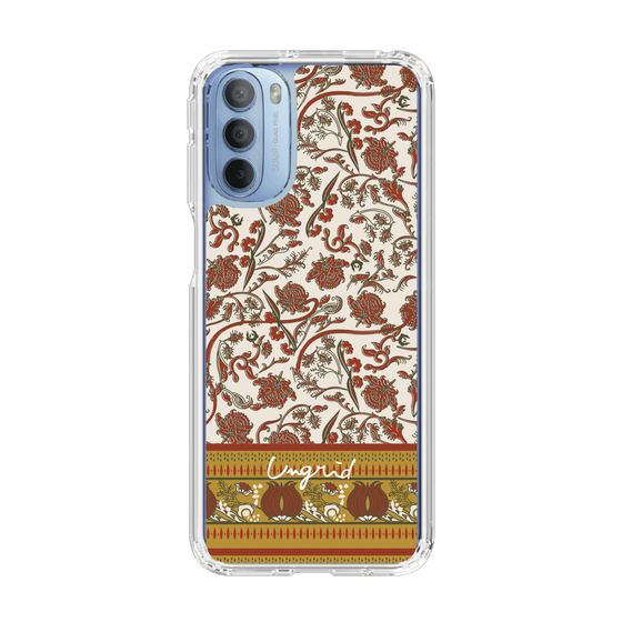 Slim Protection Case［ Ungrid - VintageFlower - Red ］