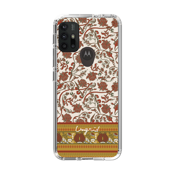 Slim Protection Case［ Ungrid - VintageFlower - Red ］