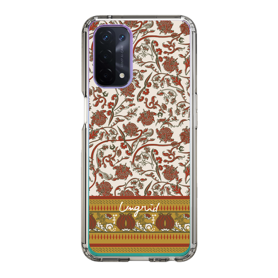 Slim Protection Case［ Ungrid - VintageFlower - Red ］