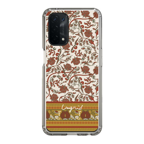 Slim Protection Case［ Ungrid - VintageFlower - Red ］