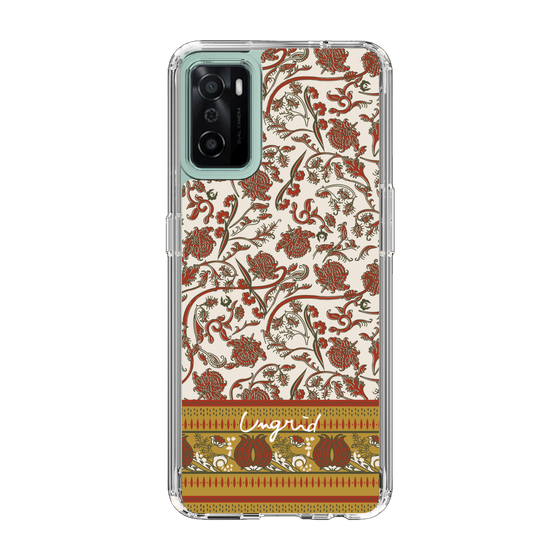 Slim Protection Case［ Ungrid - VintageFlower - Red ］