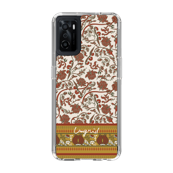 Slim Protection Case［ Ungrid - VintageFlower - Red ］