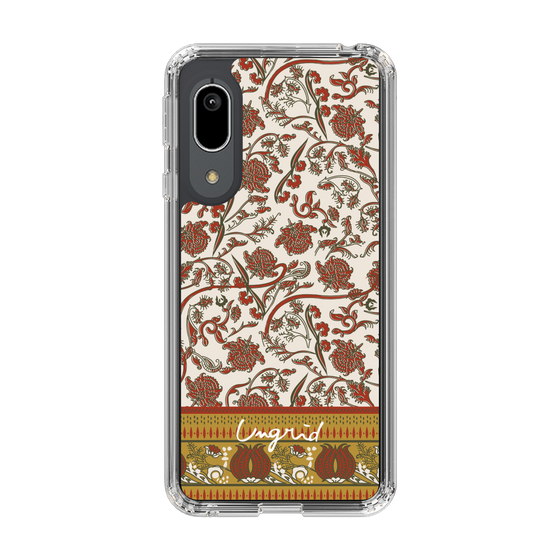 Slim Protection Case［ Ungrid - VintageFlower - Red ］