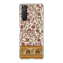 Slim Protection Case［ Ungrid - VintageFlower - Red ］