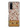 Slim Protection Case［ Ungrid - VintageFlower - Red ］