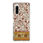 Slim Protection Case［ Ungrid - VintageFlower - Red ］