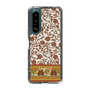 Slim Protection Case［ Ungrid - VintageFlower - Red ］