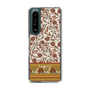 Slim Protection Case［ Ungrid - VintageFlower - Red ］