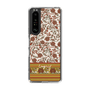 Slim Protection Case［ Ungrid - VintageFlower - Red ］