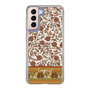 Slim Protection Case［ Ungrid - VintageFlower - Red ］