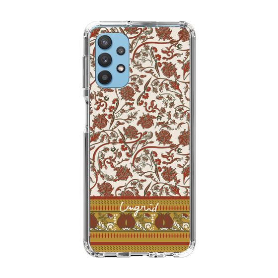 Slim Protection Case［ Ungrid - VintageFlower - Red ］