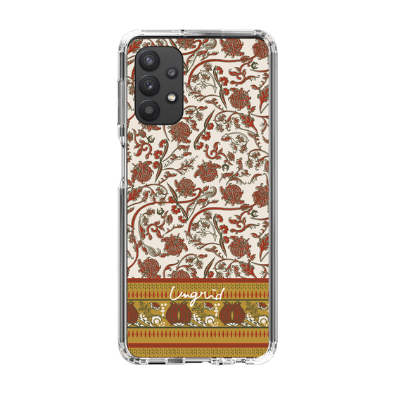 Slim Protection Case［ Ungrid - VintageFlower - Red ］