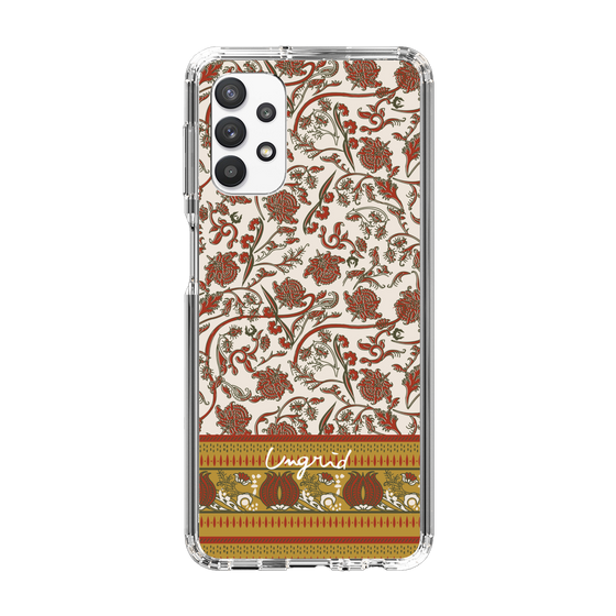 Slim Protection Case［ Ungrid - VintageFlower - Red ］