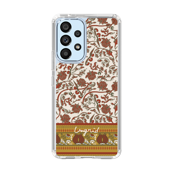Slim Protection Case［ Ungrid - VintageFlower - Red ］