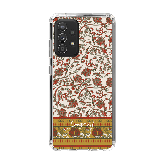 Slim Protection Case［ Ungrid - VintageFlower - Red ］