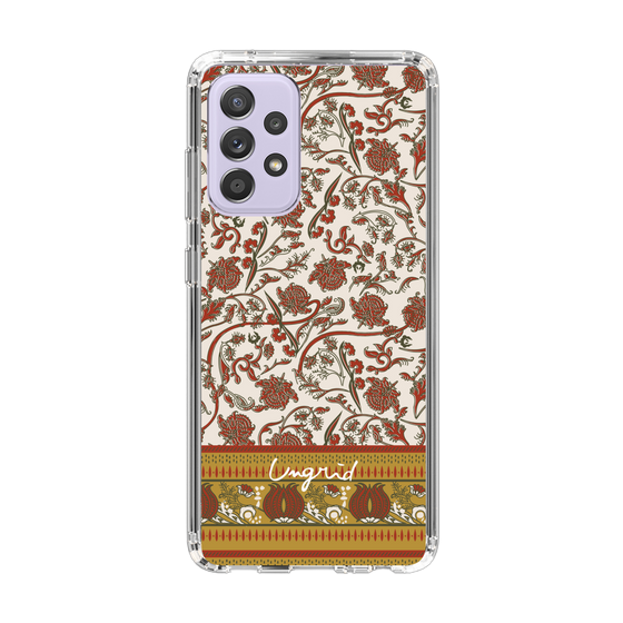 Slim Protection Case［ Ungrid - VintageFlower - Red ］