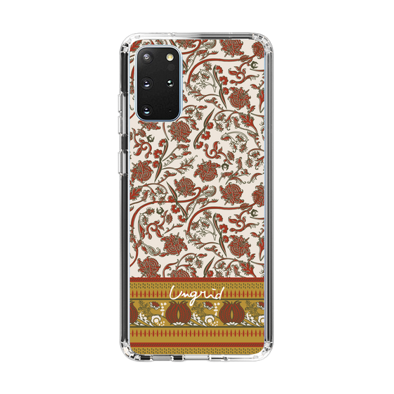 Slim Protection Case［ Ungrid - VintageFlower - Red ］