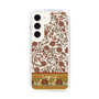 Slim Protection Case［ Ungrid - VintageFlower - Red ］