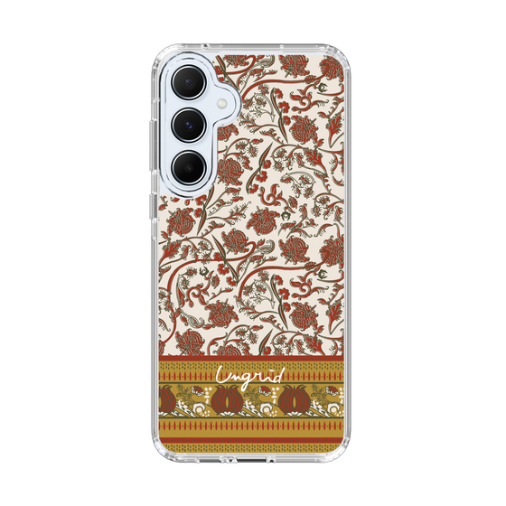 Slim Protection Case［ Ungrid - VintageFlower - Red ］