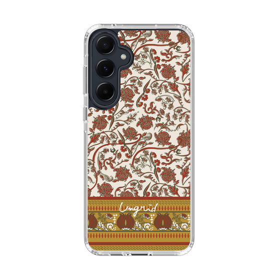 Slim Protection Case［ Ungrid - VintageFlower - Red ］