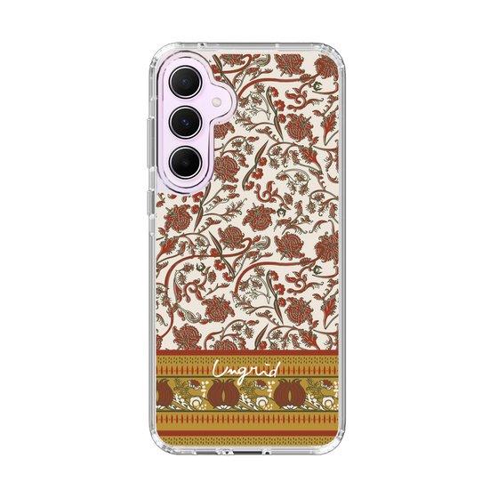 Slim Protection Case［ Ungrid - VintageFlower - Red ］