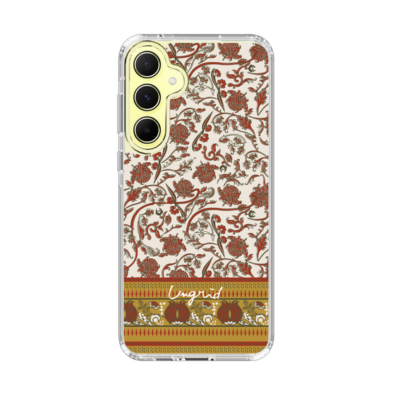 Slim Protection Case［ Ungrid - VintageFlower - Red ］