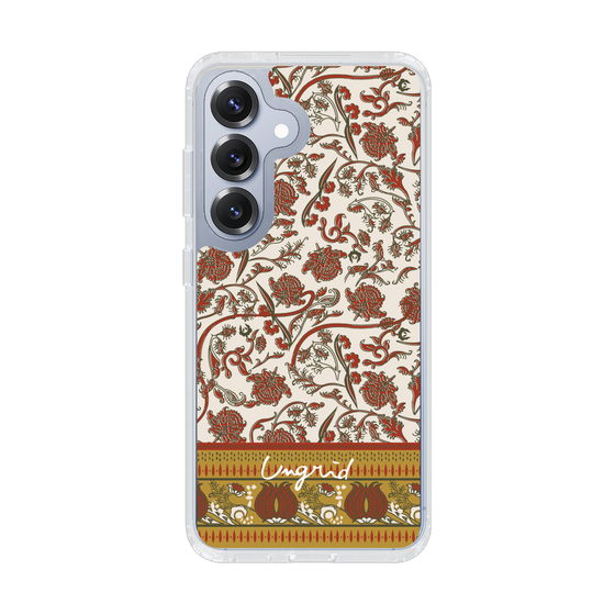 Slim Protection Case［ Ungrid - VintageFlower - Red ］