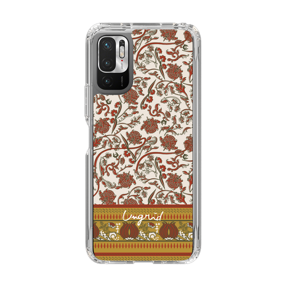 Slim Protection Case［ Ungrid - VintageFlower - Red ］