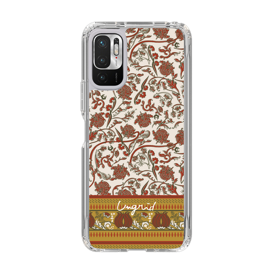 Slim Protection Case［ Ungrid - VintageFlower - Red ］
